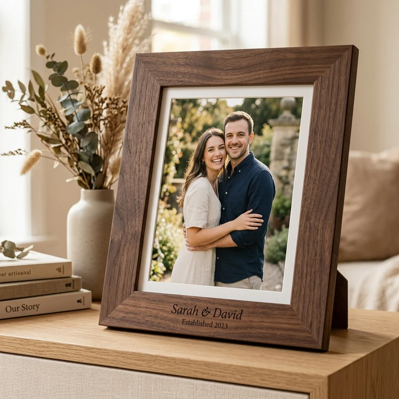 Personalised Couple Portrait Archival Frame