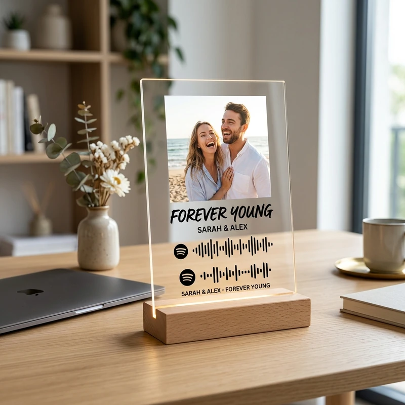 Scannable Custom Spotify Acrylic Music Plaque