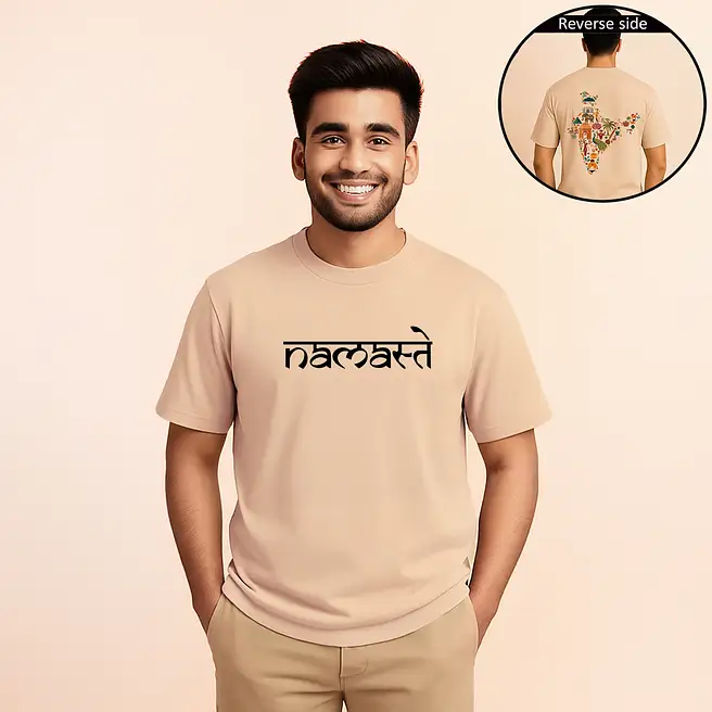 Matching Couple Designer Bio-Cotton T-Shirt Set