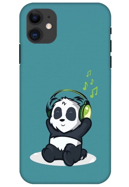 Music Panda Apple Iphone 11 Mobile Cover