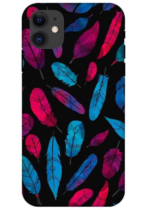 Feather Art Apple Iphone 11 Back Cover