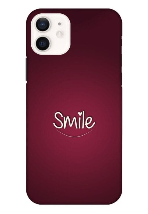 Smile Heart Apple Iphone 12 Mobile Cover