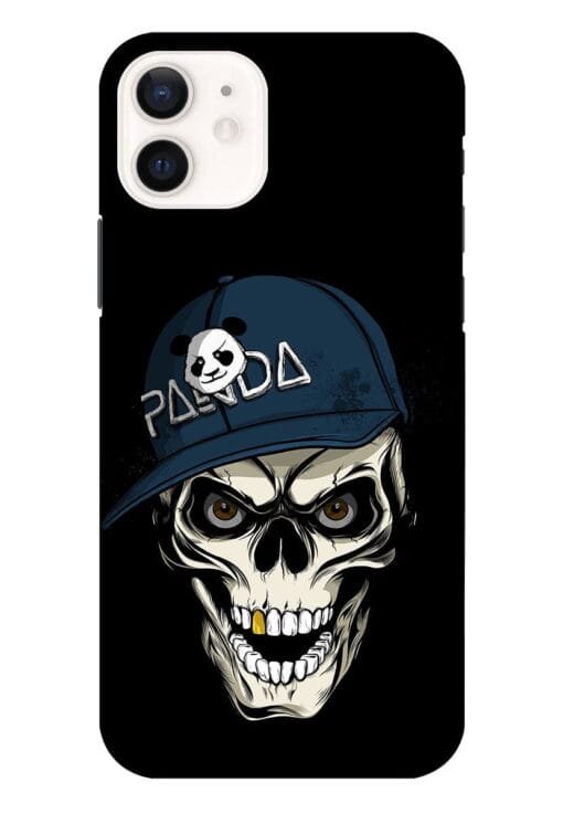 Panda Skull Apple Iphone 12 Mobile Cover