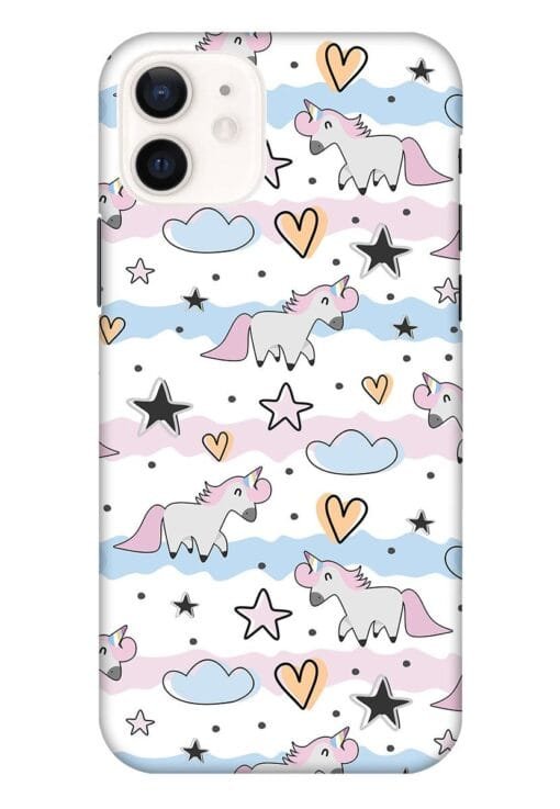 Uniocorn Cloud Apple Iphone 12 Mobile Cover
