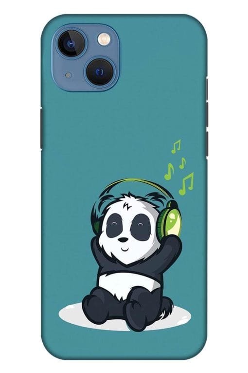 Music Panda Apple Iphone 13 Mobile Cover