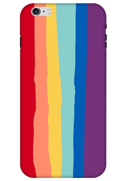 Rainbow Genuine Liquid Apple Iphone 6 Back Cover