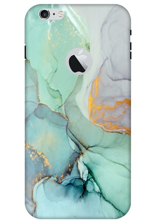 Ink Paint Abstract Apple Iphone 6S (Logo Cut) Mobile Cover