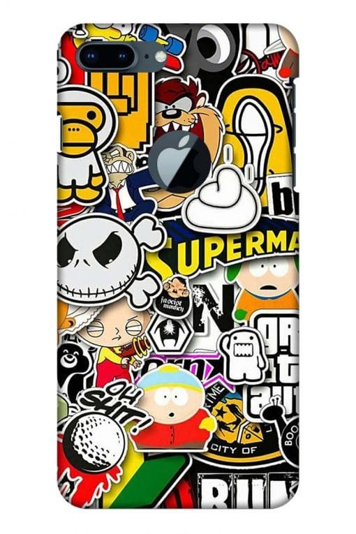 Dope Graffity Art Apple Iphone 7 Plus (Logo Cut) Back Cover