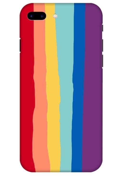 Rainbow Genuine Liquid Apple Iphone 7 Plus Back Cover
