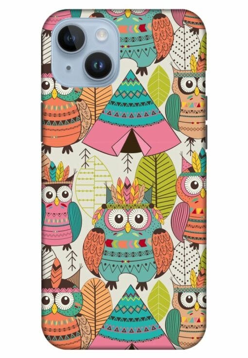 Ethnic Owl Apple Iphone 14 Mobile Cover
