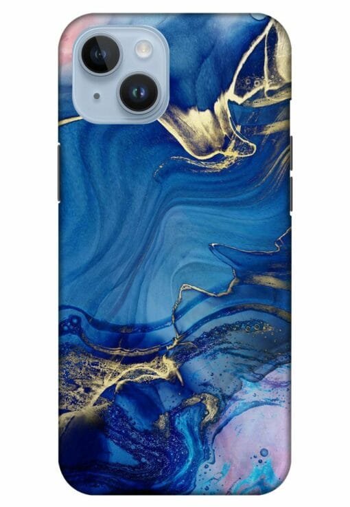 Natural Luxury Abstract Fluid Art Apple Iphone 14 Mobile Cover