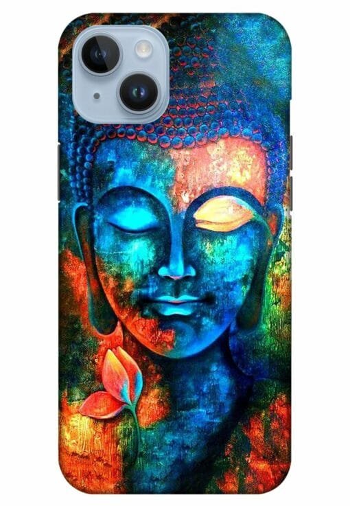 Buddha Painting Apple Iphone 14 Back Cover